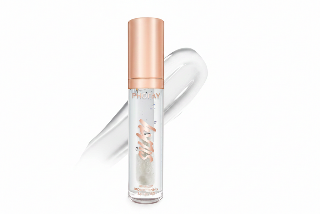PHOFAY Jelly Lip Oil | Viral Glass Shine — 24H Hydration & Glossy Plump Lips